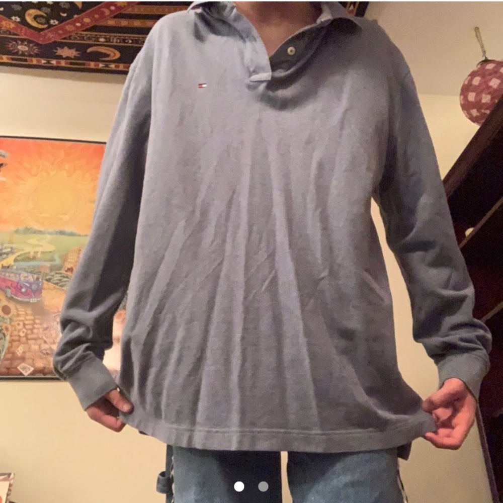 tommy hilfiger L women’s dress shirt very soft